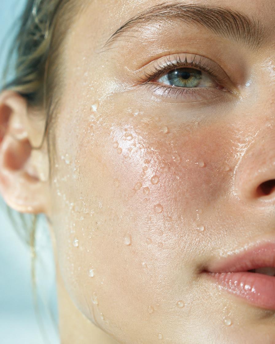 Glowing cheek texture after Skinvive by Juvederm microdroplet treatment at Omaha Med Spa